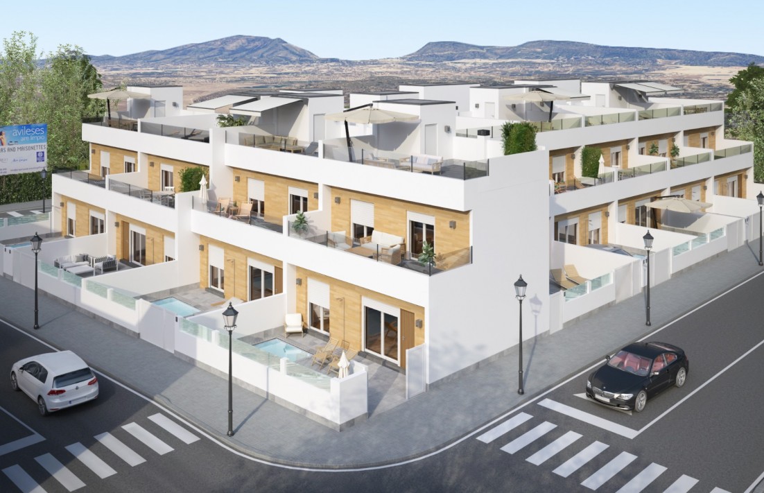 Nouvelle construction - Maison mitoyenne - Avileses