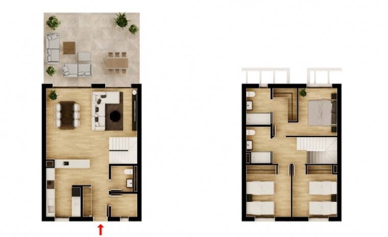 New Build - duplex - Monforte del Cid - Alenda Golf